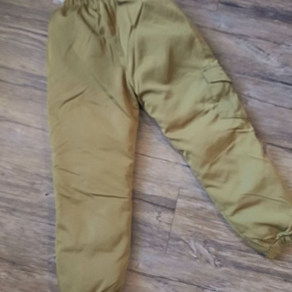 NEW Down Snow Pants, winter, ski pants, green child size, see description - Picture 3 of 9